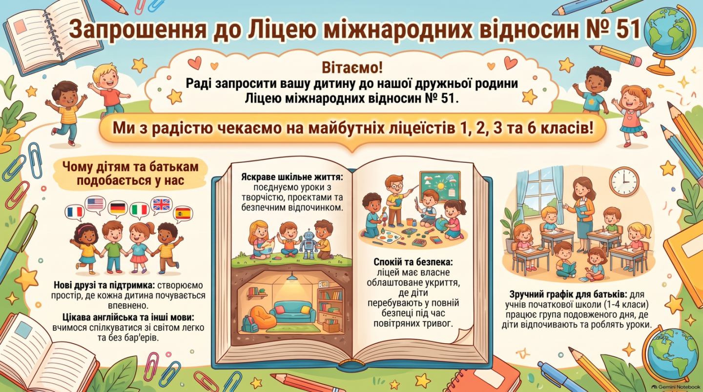 Запрошуємо до Ліцею!